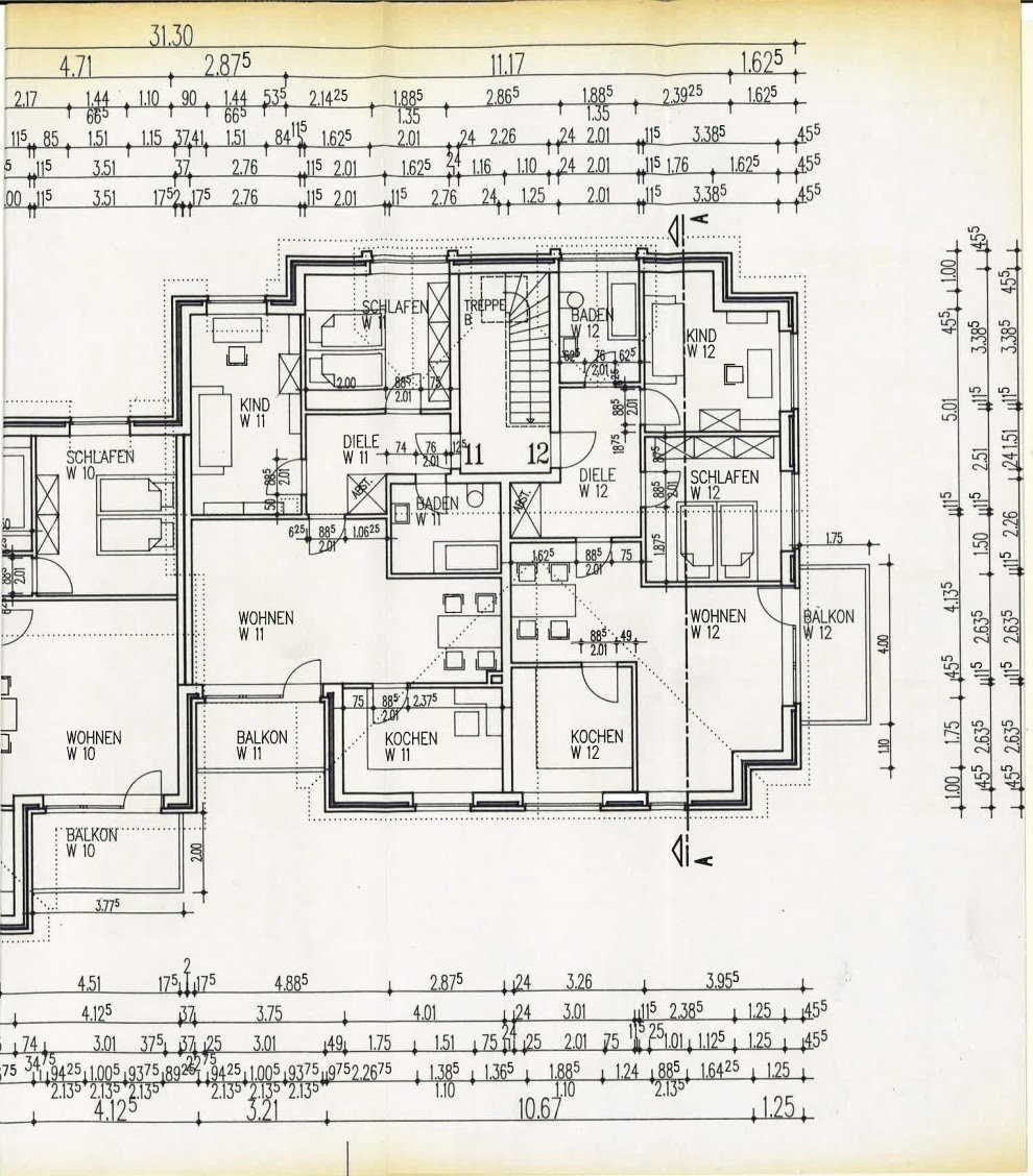 Gemütliche 3 Zimmer Wohnung im Dachgeschoss