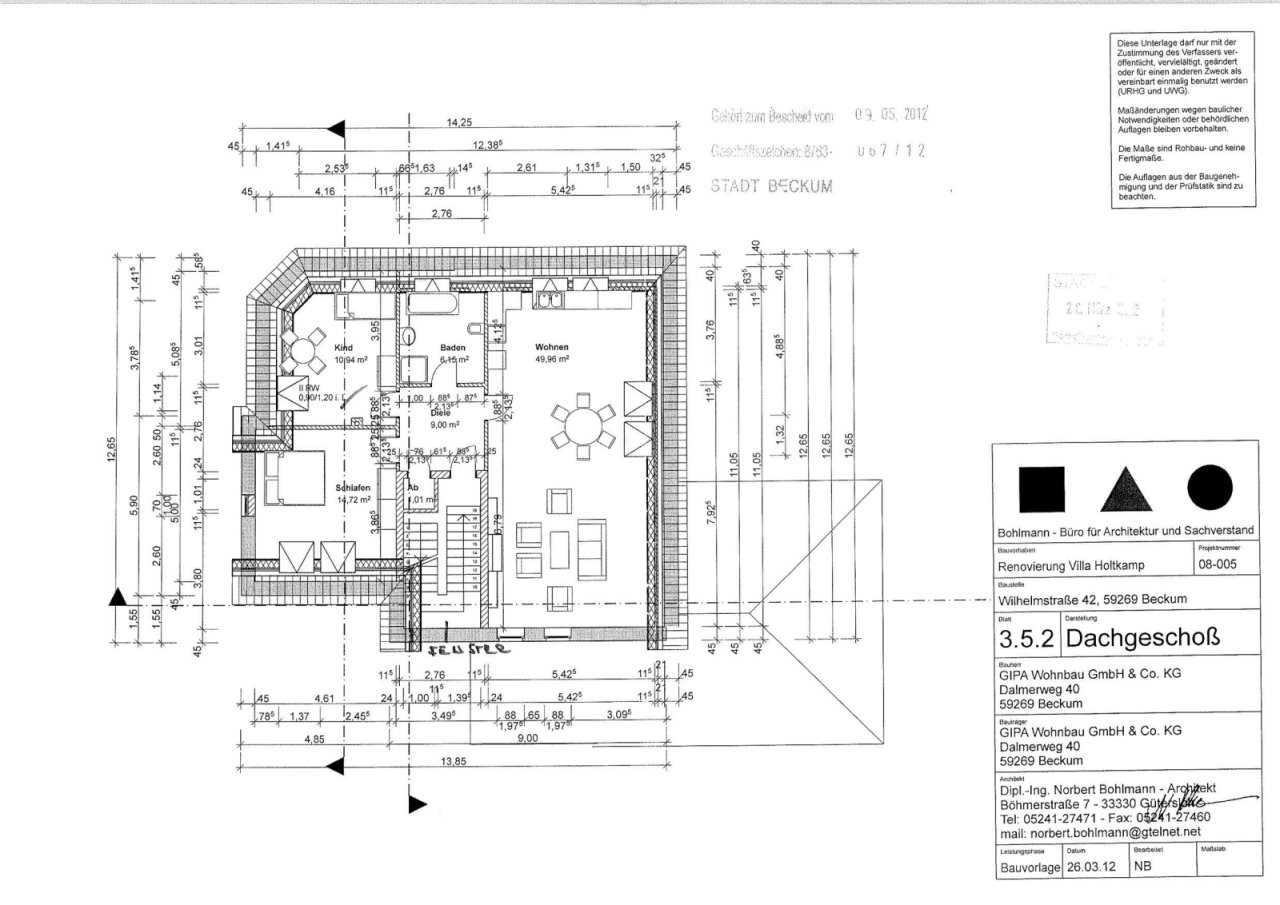 Grundriss Dachgeschoss